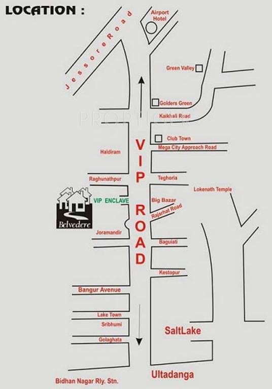  belvedere Location Plan