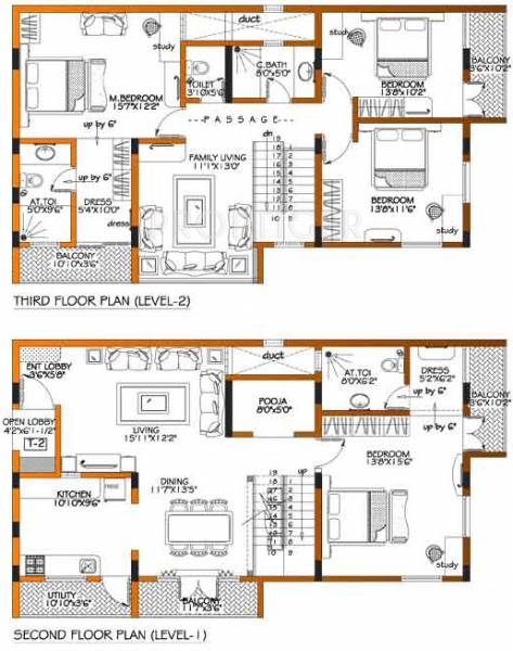 habitat-ventures orchid  Orchid Cluster Plan For Duplex Flat