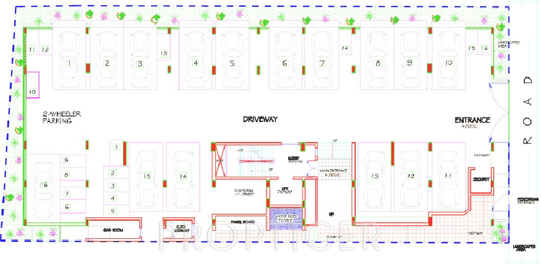 habitat ventures orchid  Orchid Cluster Plan For Parking