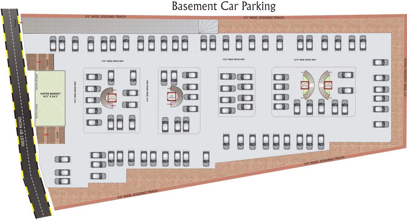  hills Images for Cluster Plan of Avani Hills