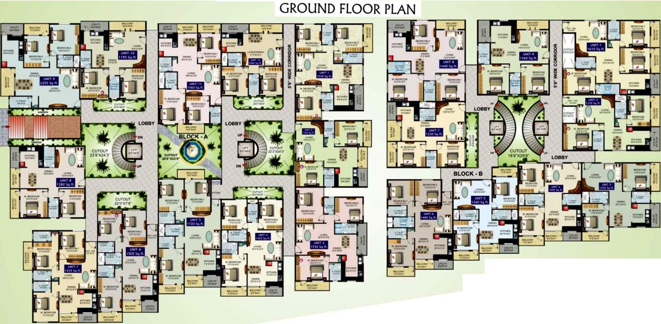  hills Images for Cluster Plan of Avani Hills