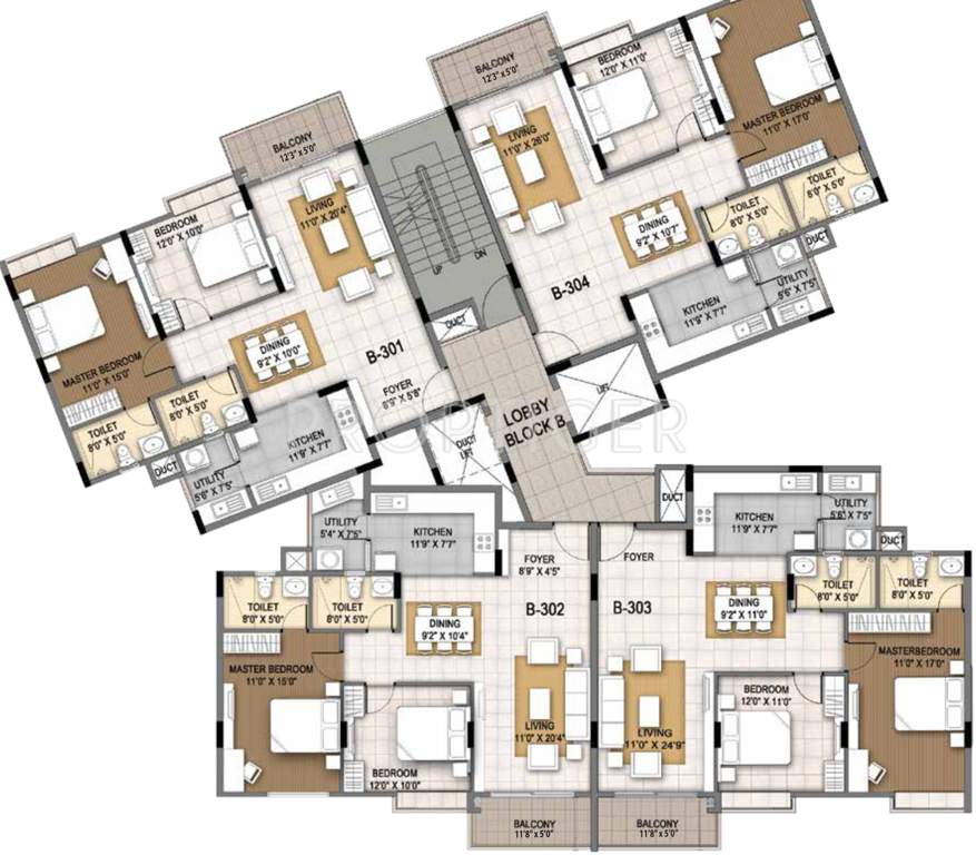  essenza Images for Cluster Plan of Sumadhura Essenza