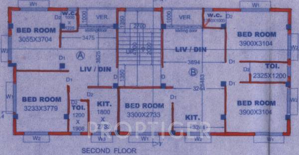 Images for Cluster Plan of Anupam Santasila