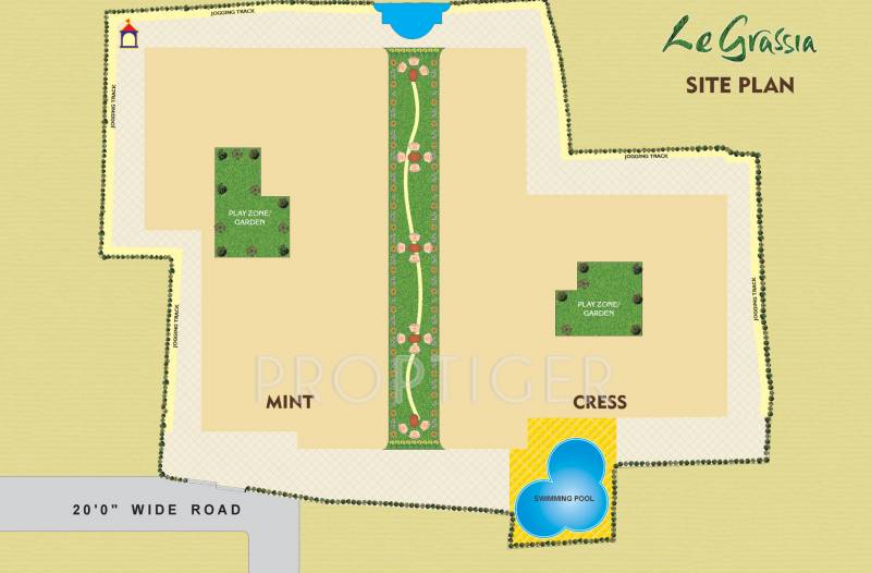 vasundhara-group le-grassia Site Plan