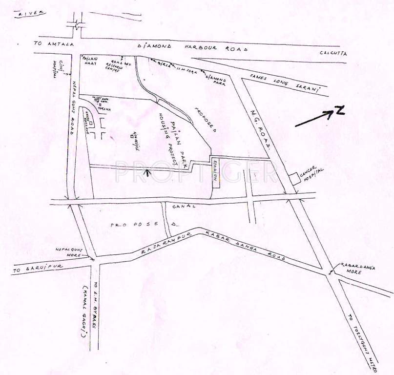Images for Location Plan of Pailan Bengal Pailan Park