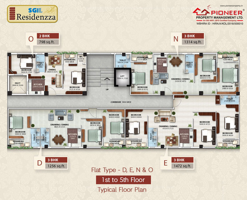  residenzza Tower 7 Cluster Plan