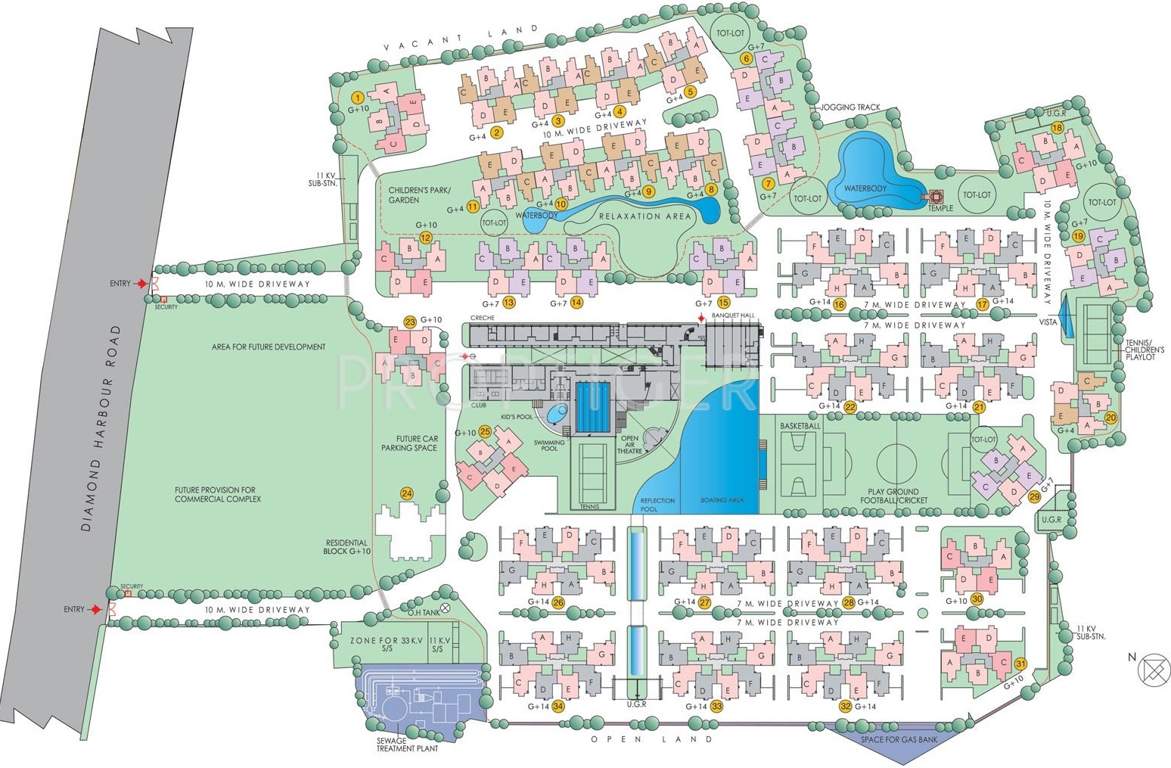  garden Images for Layout Plan of South City Garden