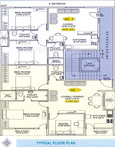 Images for Cluster Plan of Yashaswini VP Kalyani Enclave