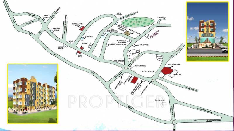 Images for Location Plan of Kalpana Plaza