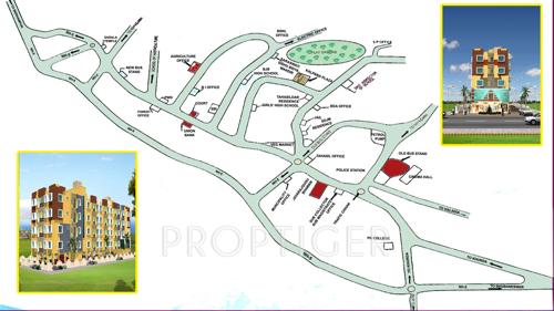  plaza Images for Location Plan of Kalpana Plaza