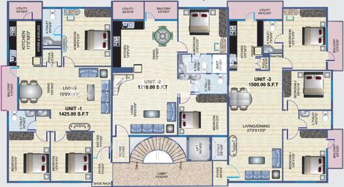 Images for Cluster Plan of Yashaswini Vinayaka Enclave