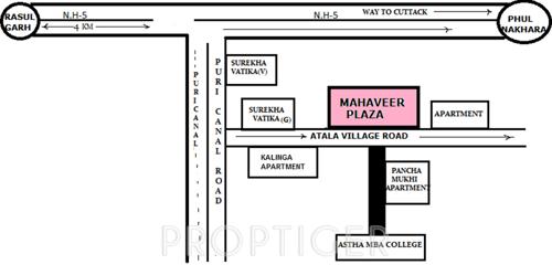 Images for Location Plan of Bikash Mahaveer Plaza