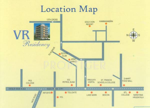 Images for Location Plan of VR Residency Images for Location Plan of VR Residency
