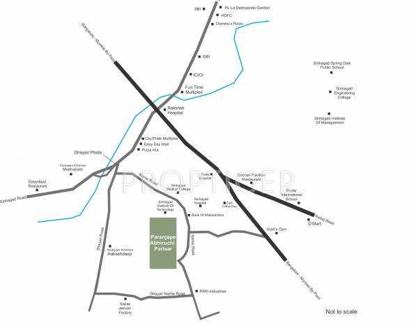 Images for Location Plan of Paranjape Abhiruchi Parisar