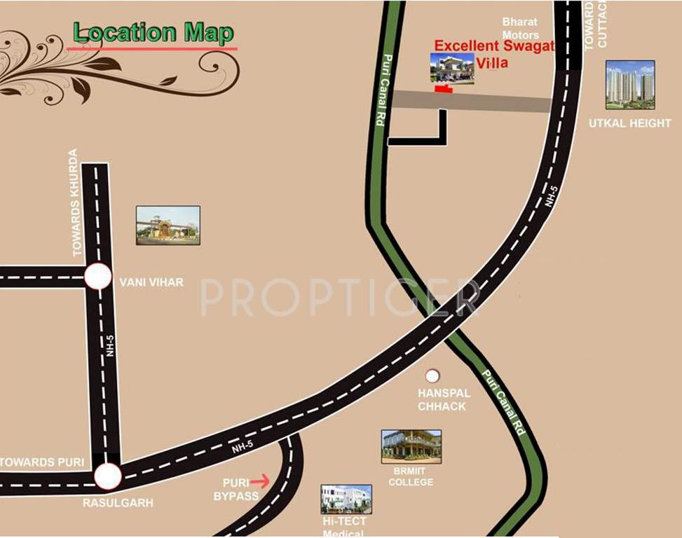 Images for Location Plan of Excellent Swagat Villa