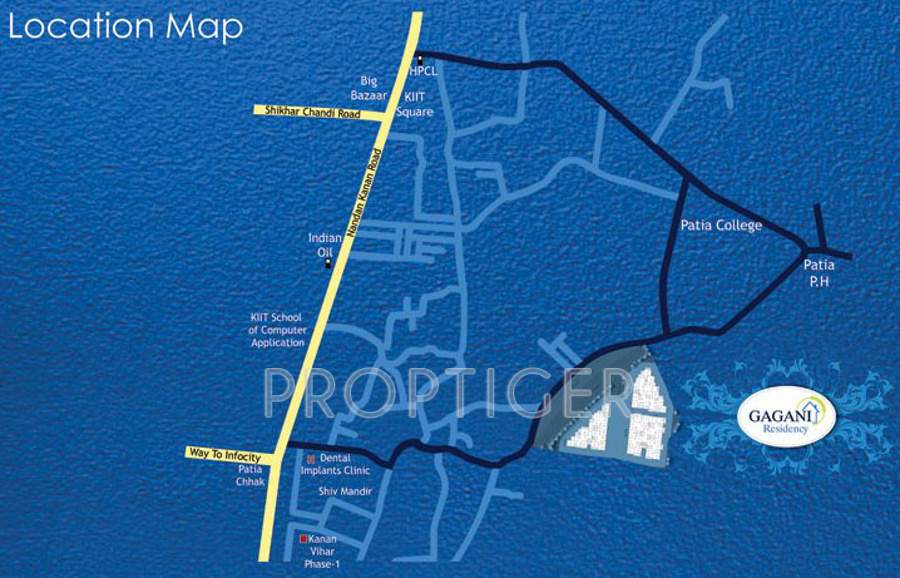 gagani residency Images for Location Plan of Dream Gagani Residency