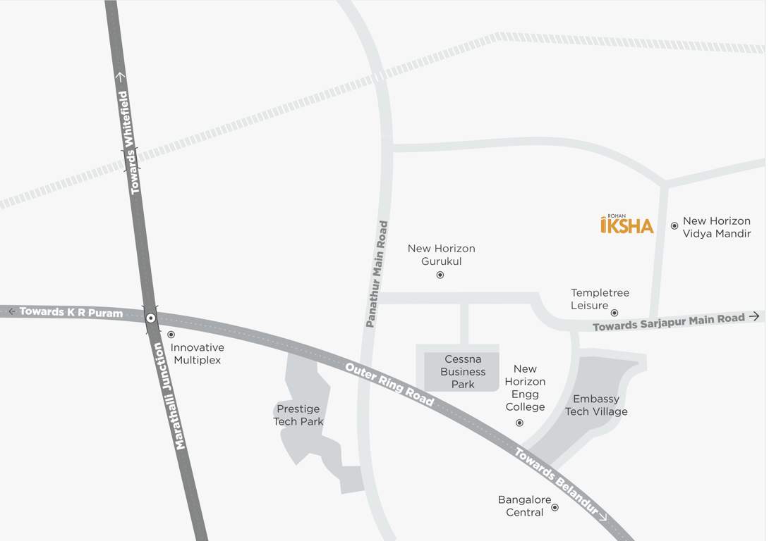  iksha Images for Location Plan of Rohan Iksha