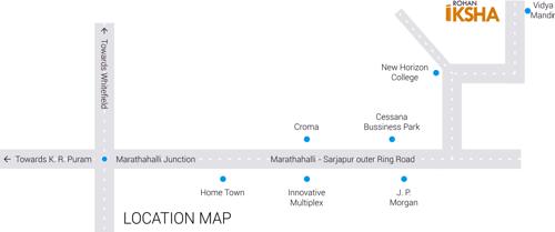 Images for Location Plan of Rohan Iksha iksha Images for Location Plan of Rohan Iksha