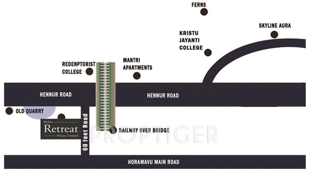 skyline constructions retreat Location Plan