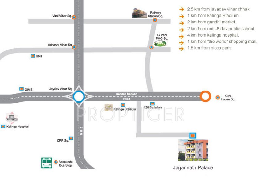 Images for Location Plan of Excellent Jaganath Palace
