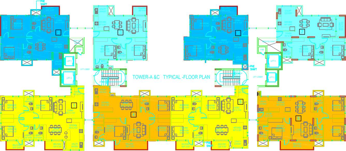 gardenia Images for Cluster Plan of Vaishnavi Gardenia