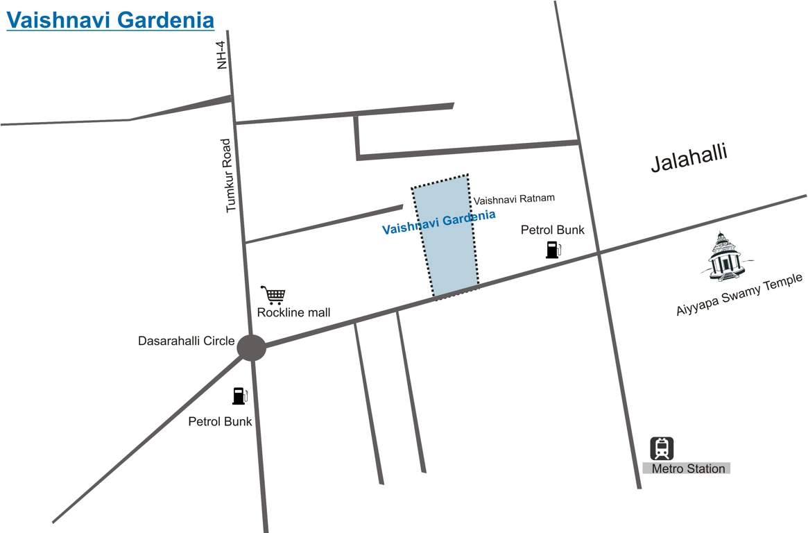 gardenia Images for Location Plan of Vaishnavi Gardenia