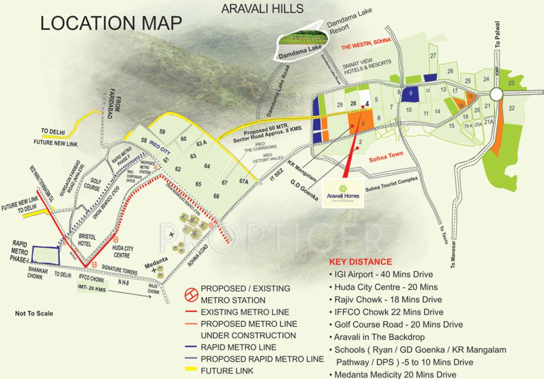  arawali homes Images for Location Plan of GLS Arawali Homes