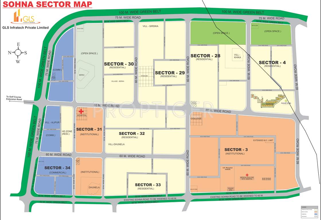  arawali homes Images for Location Plan of GLS Arawali Homes