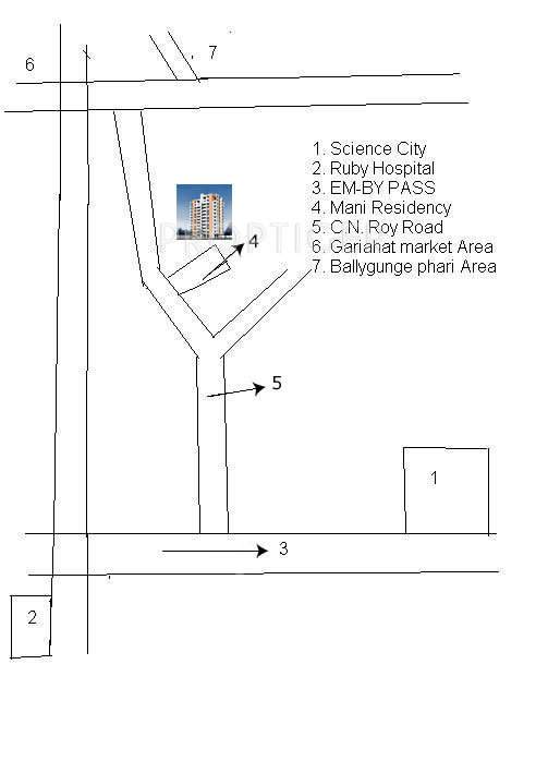 residency Images for Location Plan of Mani Residency
