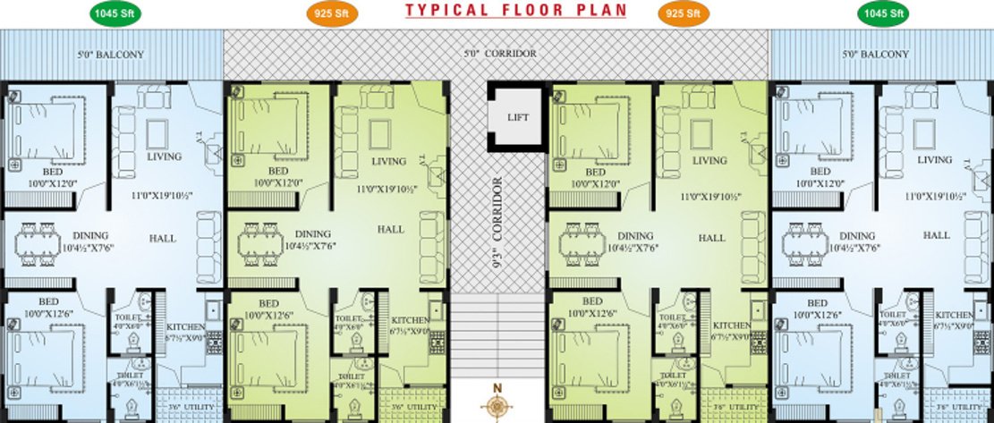 Images for Cluster Plan of Sreemitra Siri Heights