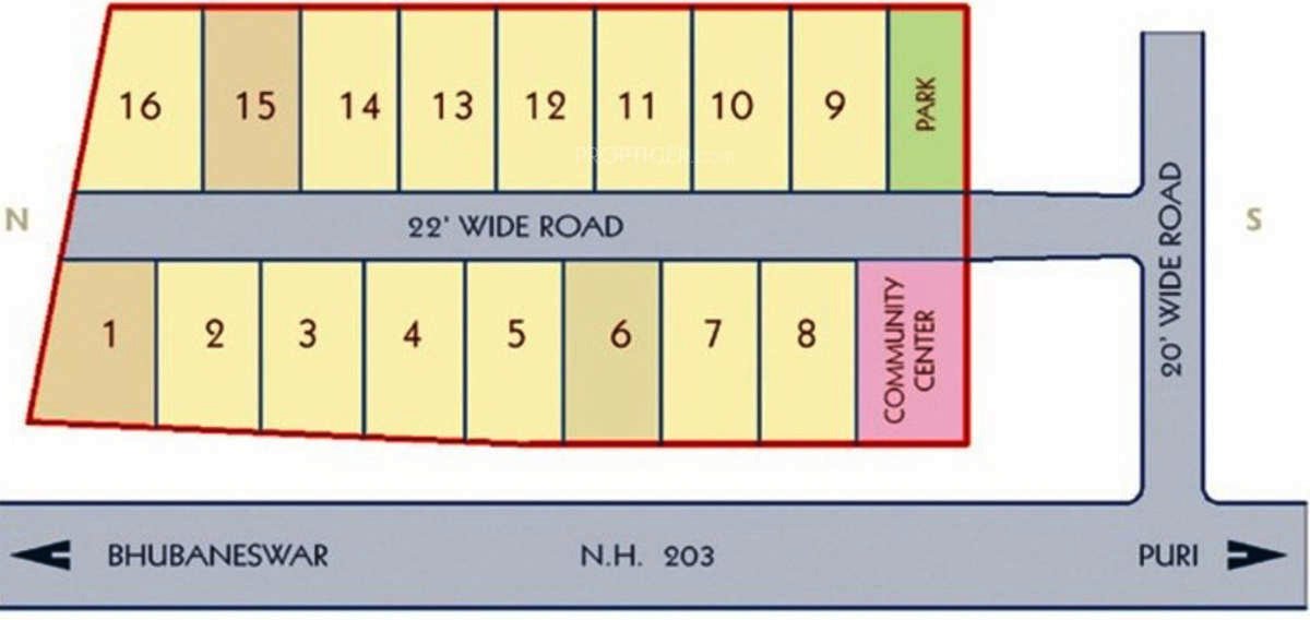 Images for Layout Plan of Shraddha White Roses Phase 2