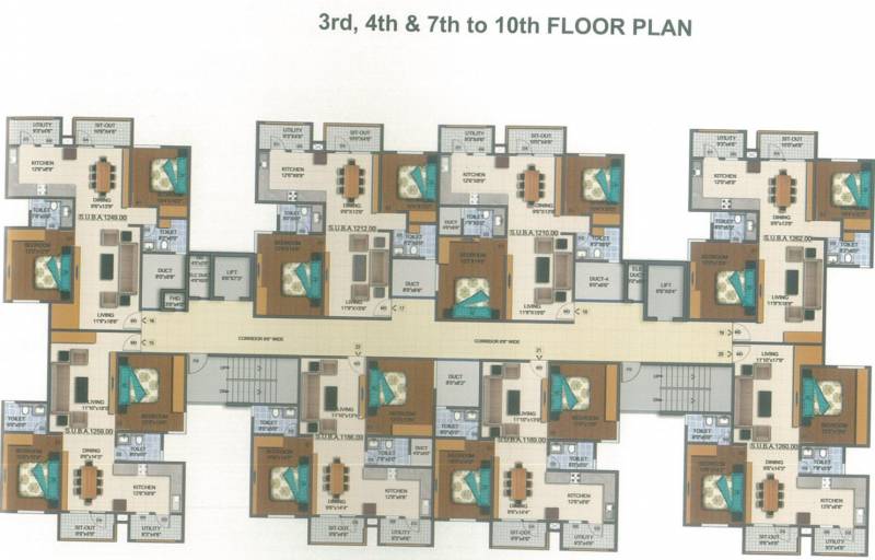  promenade Block A  Cluster Plan