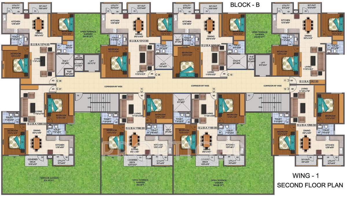 promenade Images for Cluster Plan of Mahaveer Promenade