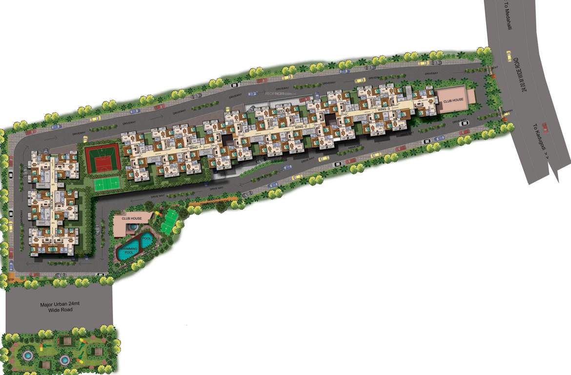 promenade Images for Layout Plan of Mahaveer Promenade