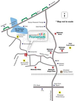 promenade Images for Location Plan of Mahaveer Promenade