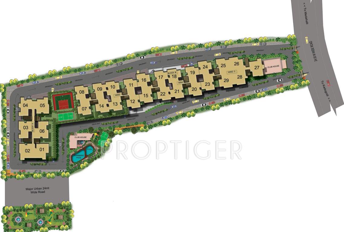 promenade Images for Master Plan of Mahaveer Promenade
