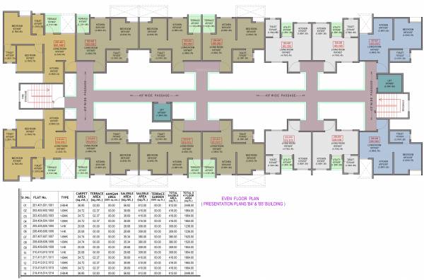  residency Building A2 Cluster Plan
