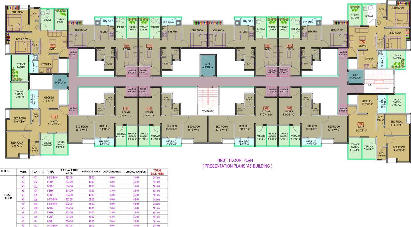  residency Images for Cluster Plan of Mantra Residency