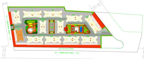  residency Images for Layout Plan of Mantra Residency