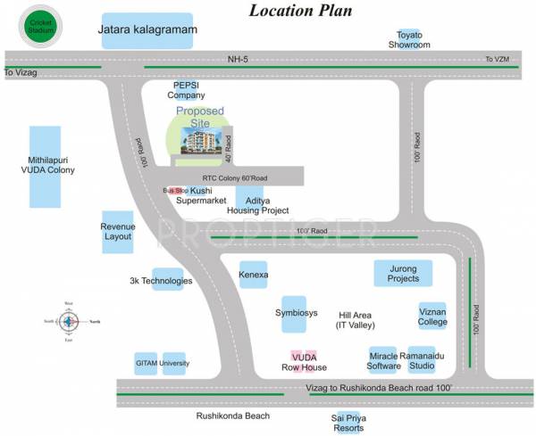 Images for Location Plan of Chilukuri Golden Gates