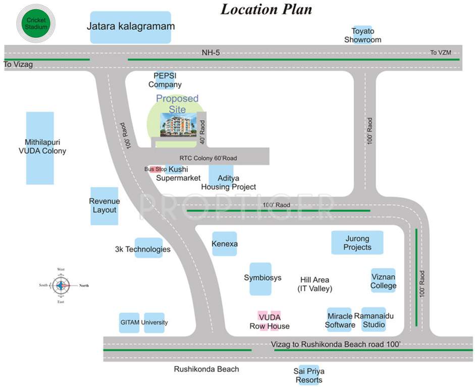 Images for Location Plan of Chilukuri Golden Gates