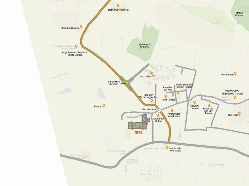  the nest Location Plan