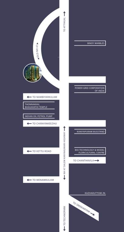  highlands Images for Location Plan of Sowparnika Highlands