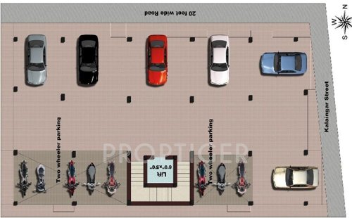 Images for Cluster Plan of Bharathi Manish Apartment