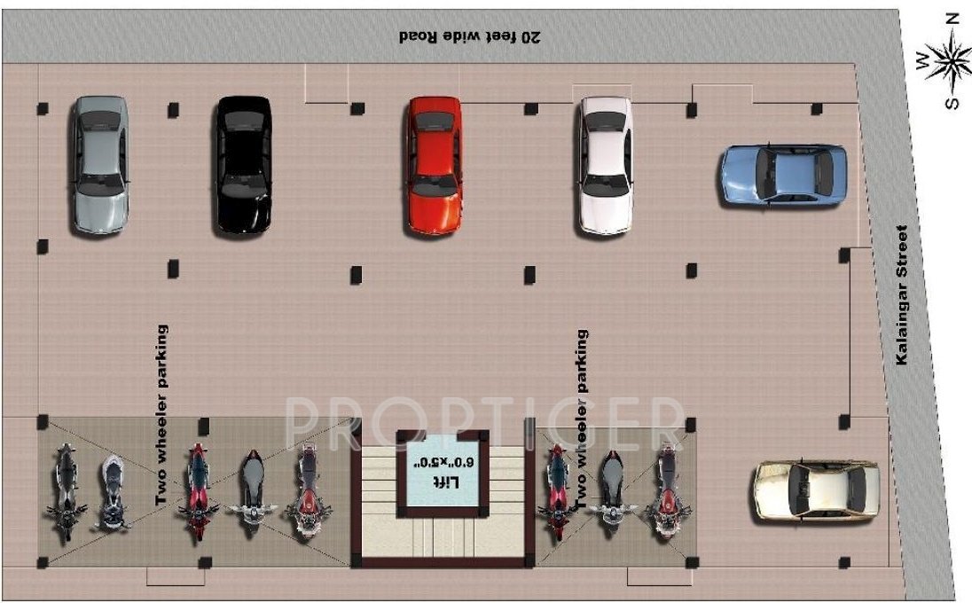 Images for Cluster Plan of Bharathi Manish Apartment