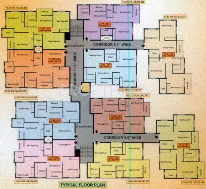 Images for Cluster Plan of Krishna Mansion