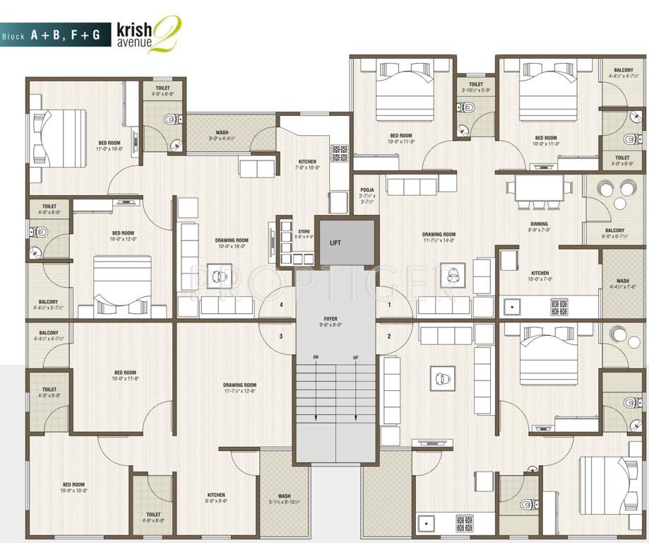 Images for Cluster Plan of Savaliya Krish Avenue II