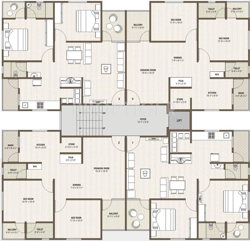 Images for Cluster Plan of Savaliya Krish Avenue II