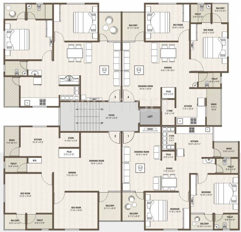 Images for Cluster Plan of Savaliya Krish Avenue II
