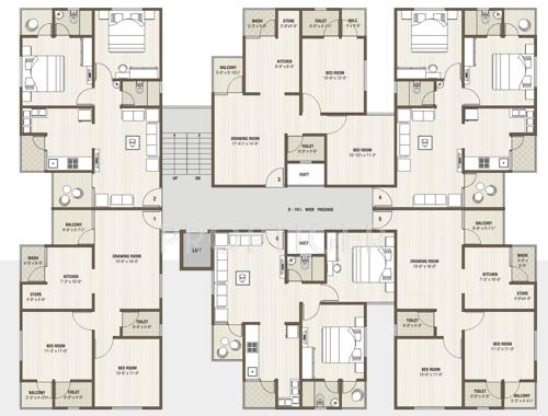 Images for Cluster Plan of Savaliya Krish Avenue II